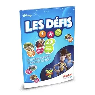 Cartes Auchan : Les Défis (Disney) - Album collector « Les Défis »