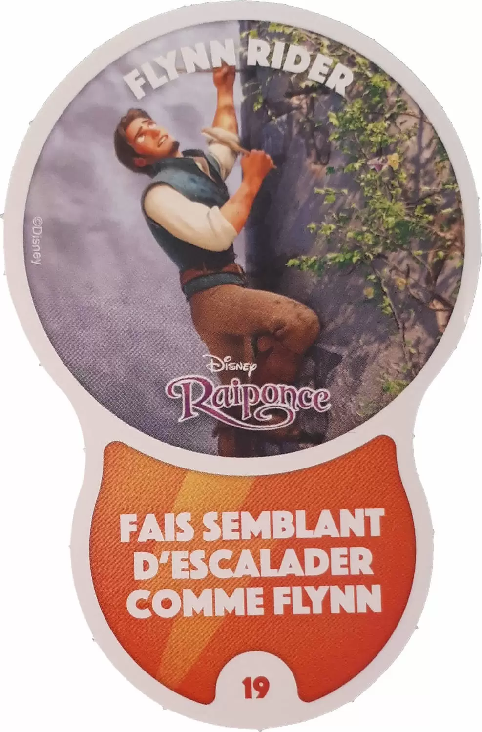 Cartes Auchan : Les Défis (Disney) - FLYNN   RIDER