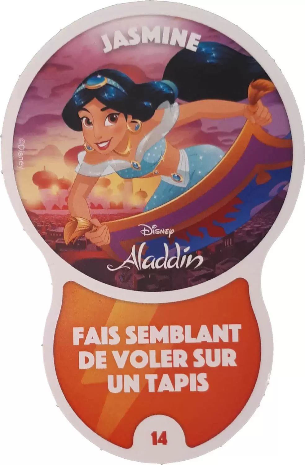 Cartes Auchan : Les Défis (Disney) - JASMINE