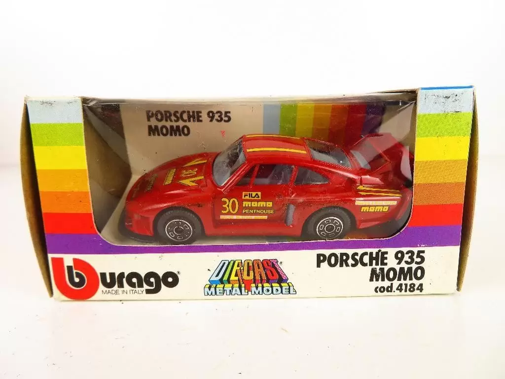 Bburago 1/43e - PORSCHE 935 #30 Rally (Rouge)