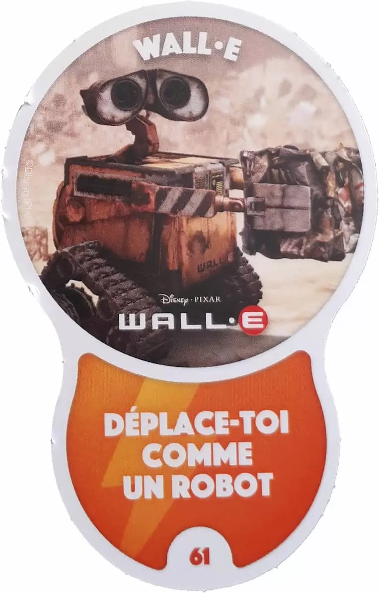 Cartes Auchan : Les Défis (Disney) - WALL  . E