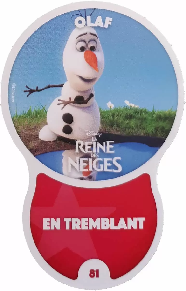 Cartes Auchan : Les Défis (Disney) - OLAF