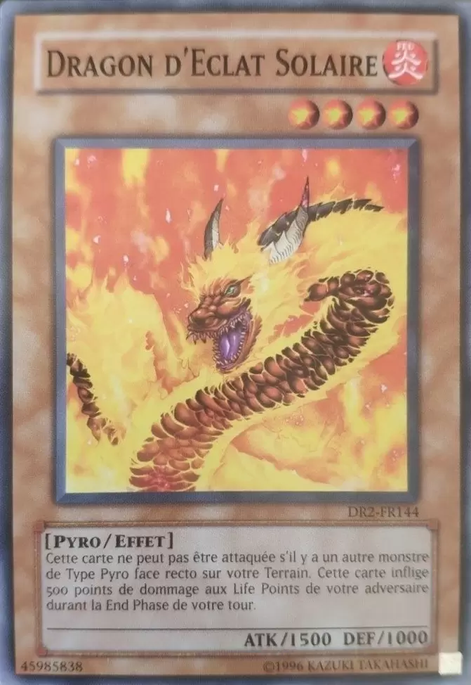 Sombre Révélation Volume 2 DR2 - Dragon d\'Eclat Solaire