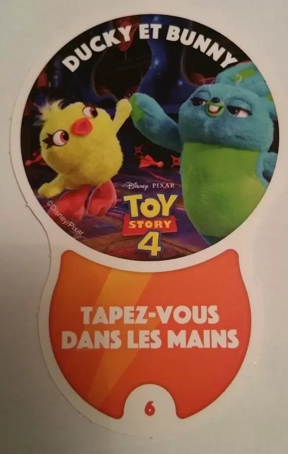 Cartes Auchan : Les Défis (Disney) - DUCKY   ET   BUNNY