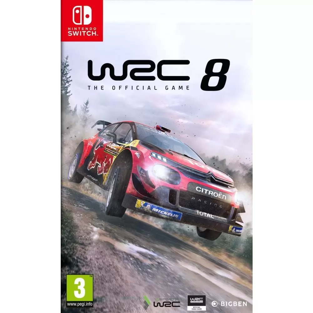 Jeux Nintendo Switch - WRC 8
