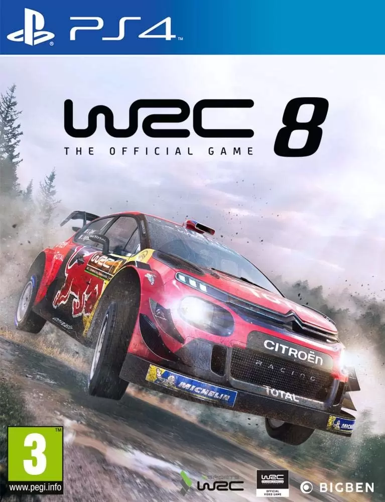 Jeux PS4 - WRC 8