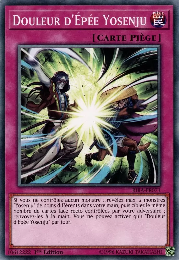 Le soulèvement de la fureur RIRA - Douleur d\'Épée Yosenju