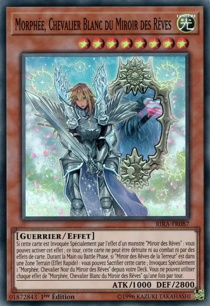 Le soulèvement de la fureur RIRA - Morphée, Chevalier Blanc du Miroir des Rêves
