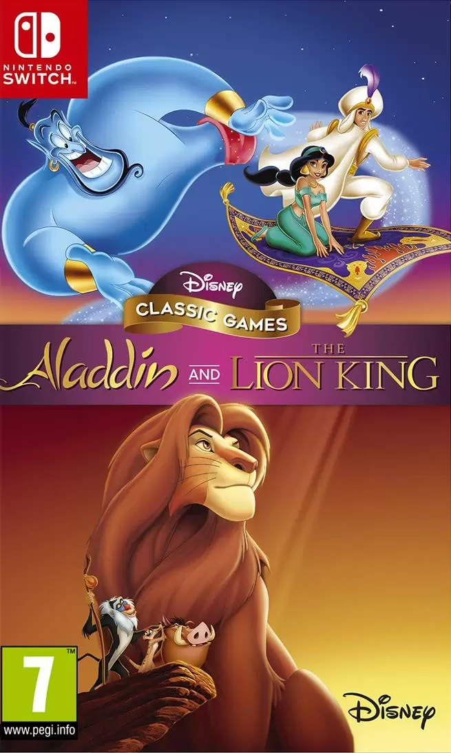 Nintendo Switch Games - Aladdin & The Lion King