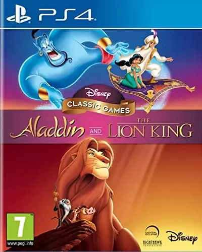 Jeux PS4 - Aladdin & The Lion King
