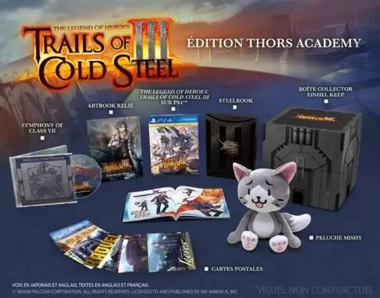Jeux PS4 - The Legend Of Heroes Trails Of Cold Steel 3 - Edition Thors Academy