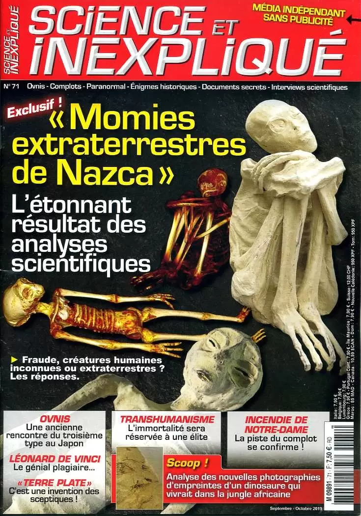 Science et Inexpliqué - Momies extraterrestres de Nazca
