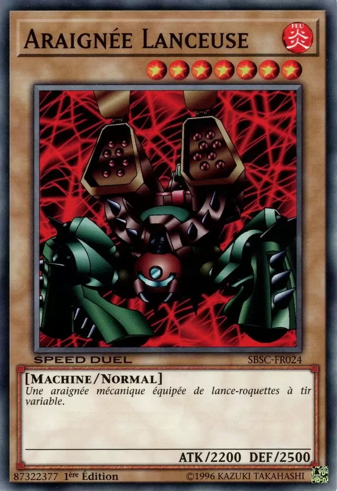 Speed Duel : Cicatrices de Bataille SBSC - Araignée Lanceuse