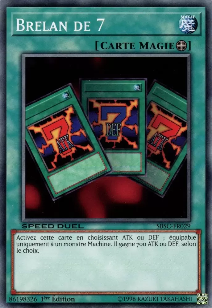 Speed Duel : Cicatrices de Bataille SBSC - Brelan de 7