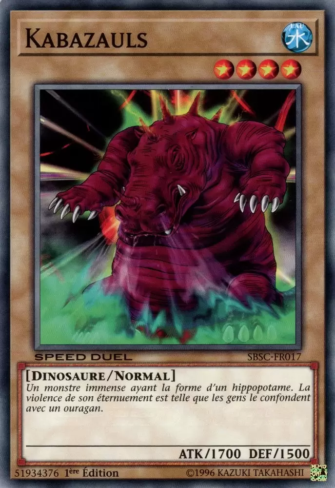 Speed Duel : Cicatrices de Bataille SBSC - Kabazauls