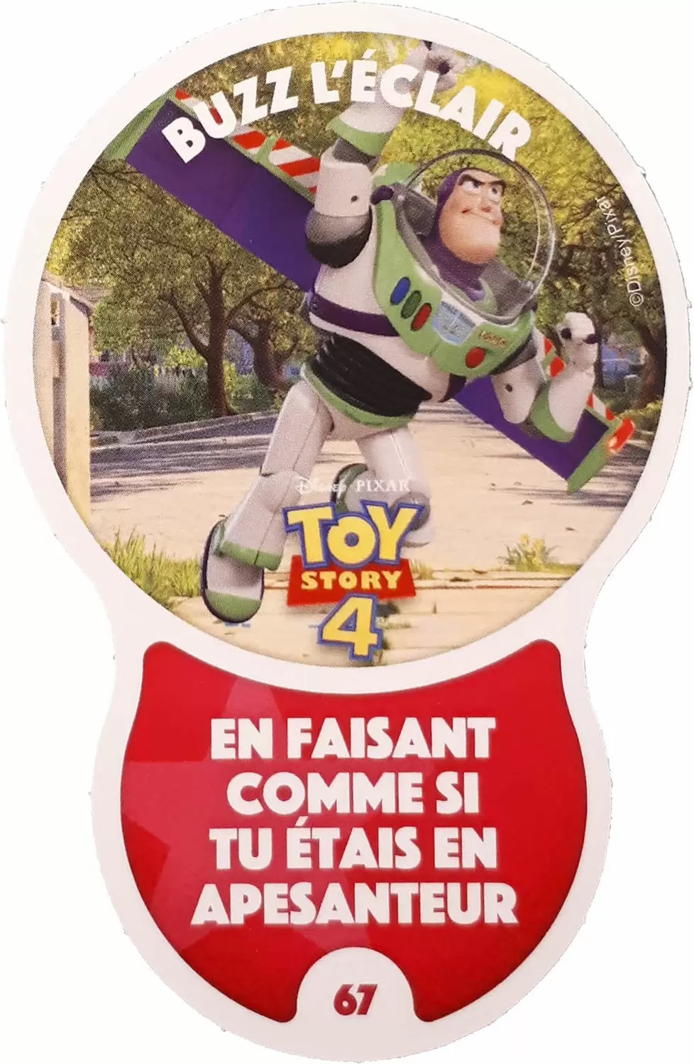 Cartes Auchan : Les Défis (Disney) - BUZZ   L \'  ECLAIR