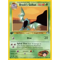 Brock's Golbat 1st Edition