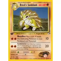 Brock's Sandslash 1st Edition