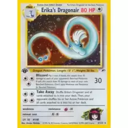 Erika's Dragonair Holo 1st Edition