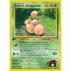Erika's Exeggcute 1st Edition
