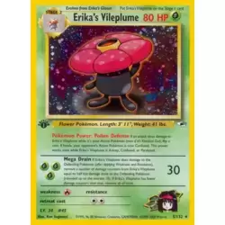 Erika's Vileplume Holo 1st Edition