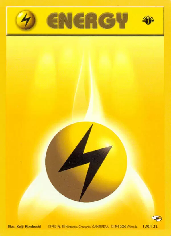 Gym Heroes - Lightning Energy 1st Edition