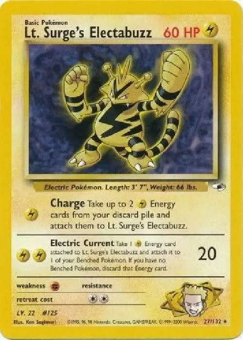 Gym Heroes - Lt. Surge\'s Electabuzz
