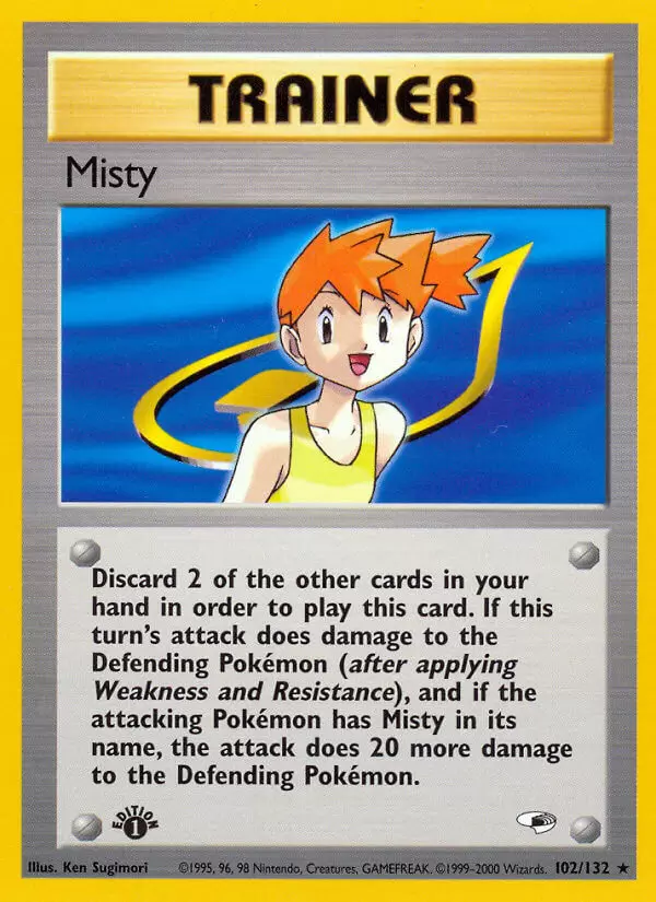 Gym Heroes - Misty 1st Edition