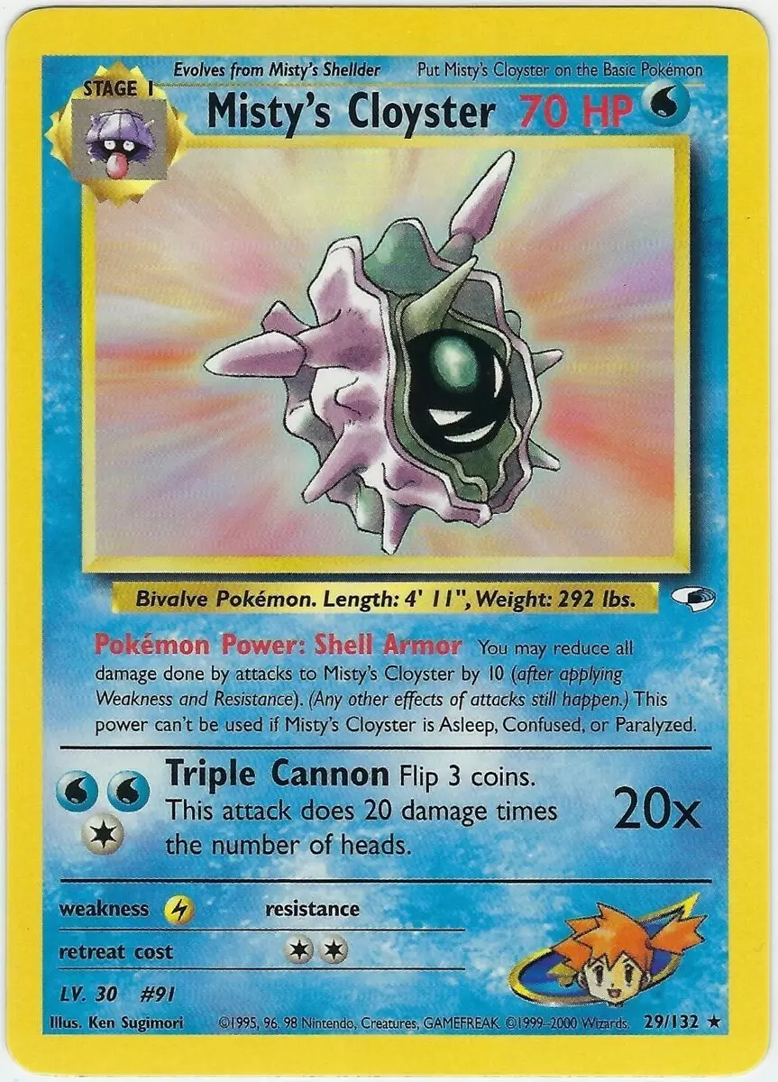 Gym Heroes - Misty\'s Cloyster