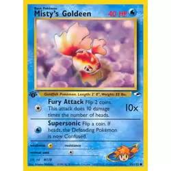 Misty's Goldeen 1st Edition