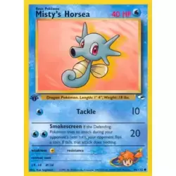Misty's Horsea 1st Edition
