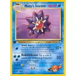 Misty's Starmie 1st Edition