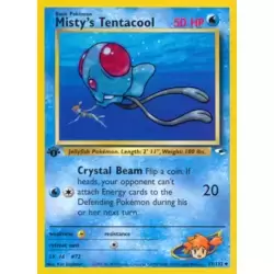 Misty's Tentacool 1st Edition