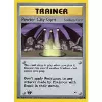 Pewter City Gym edition 1