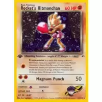 Rocket's Hitmonchan Holo 1st Edition