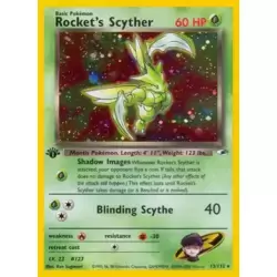 Rocket's Scyther Holo 1st Edition