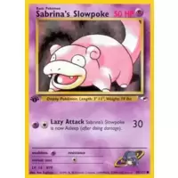 Sabrina's Slowpoke 1st Edition