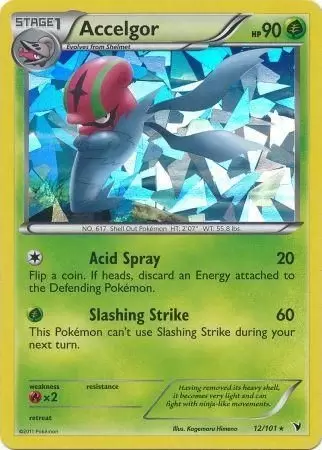 Noble Victories - Accelgor Holo Cracked Ice