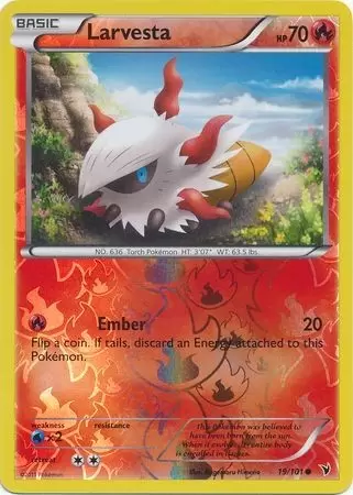 Noble Victories - Larvesta Reverse