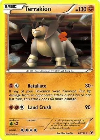 Noble Victories - Terrakion Holo