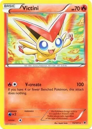 Noble Victories - Victini Holo