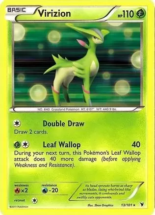 Noble Victories - Virizion Holo