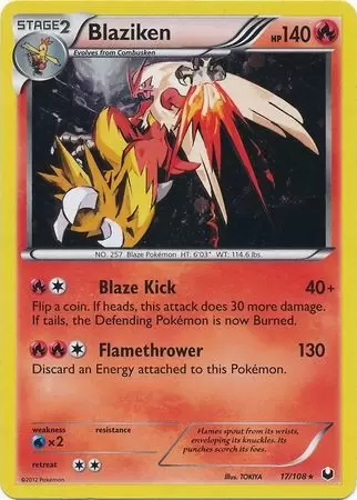 Dark Explorers - Blaziken Cosmos Holo