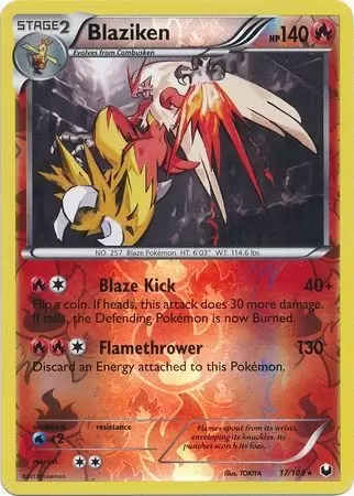 Dark Explorers - Blaziken Reverse