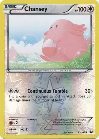 Dark Explorers - Chansey Reverse