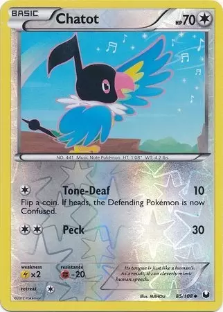 Dark Explorers - Chatot Reverse