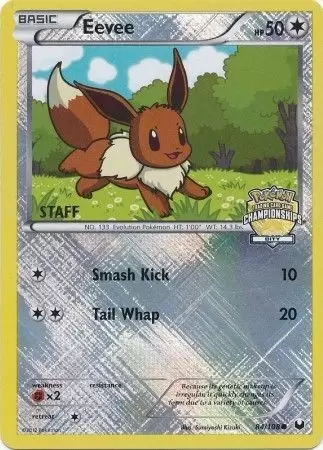 Dark Explorers - Eevee Reverse City Championships Staff