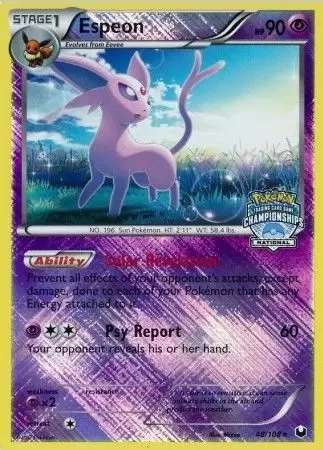 Dark Explorers - Espeon Reverse National Championships
