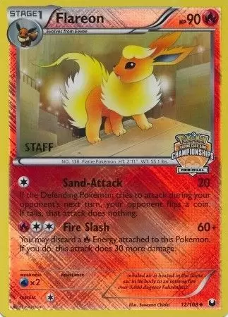 Dark Explorers - Flareon Reverse Regional Championships Staff