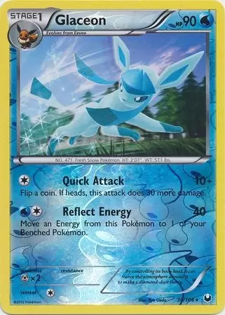 Dark Explorers - Glaceon Reverse